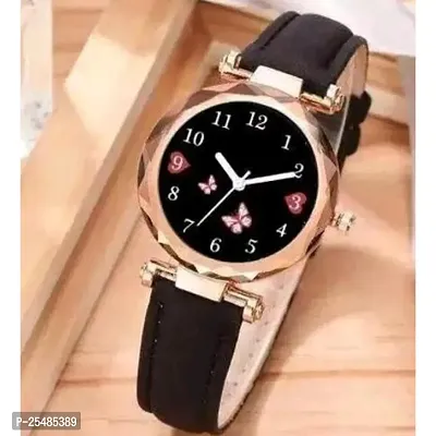 Bolun Black Dial Best Look Black Girls and Women Analog Watch-thumb0