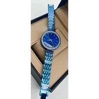 Bolun Blue Diamond Cash BD Metal Girls and Women Watch-thumb1