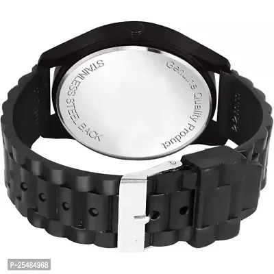 Bolun Black Cash Blue Tri PU Belt Men and Boys Analog Watch-thumb3