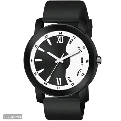 Bolun BW Dial Black Cash Smart Pu Belt Men And Boys Watch