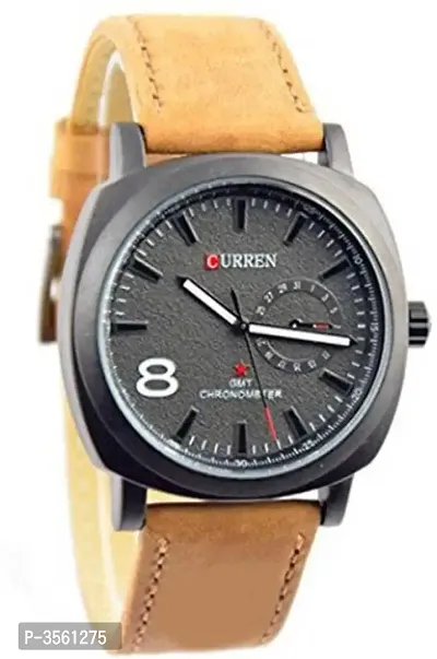 Men Curren Brown Watch-thumb0