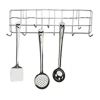 Wall Mounted Ladle Stand Sterling Spoon and Cutlery Holder (Pack of 2)-thumb1