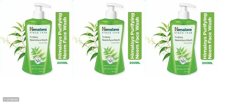 HIMALYA NEEM FACE WASH  (PACK OF 3)