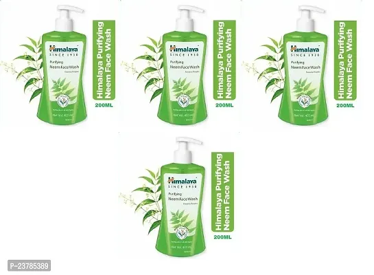 HIMALYA NEEM FACE WASH  (PACK OF 4)
