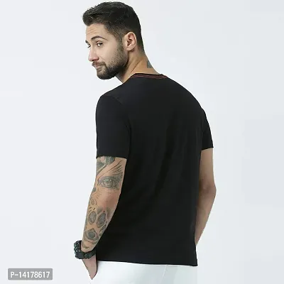 HUETRAP Mens Flaunt Your Wild Side - Round Neck t-Shirt Black-thumb3