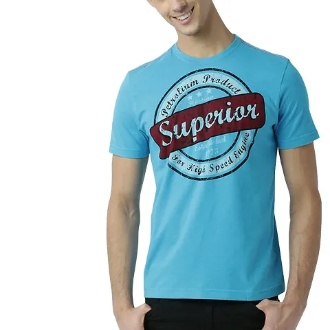 HUETRAP Men's Vintage Flavour Casual T-Shirt