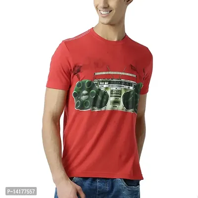 HUETRAP Men's Retro Music Experience Casual T-Shirt-thumb0