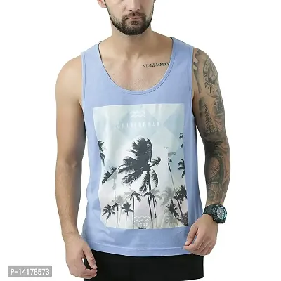 HUETRAP Mens Palm Breeze ? Graphic Sleeveless Tee-thumb0