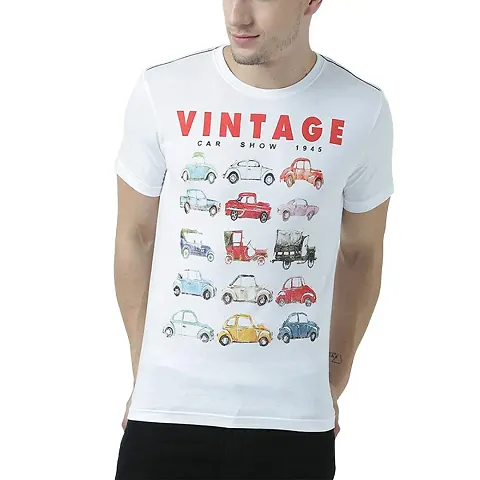 HUETRAP Mens Love for Vintage Cars T Shirt