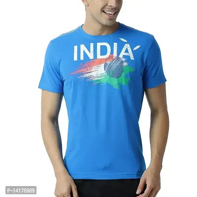 HUETRAP Glorious India Cricket Round Neck T-Shirt