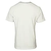 HUETRAP Vintage Cricket Print Round Neck T-Shirt Off White-thumb1