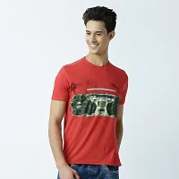 HUETRAP Men's Retro Music Experience Casual T-Shirt-thumb1