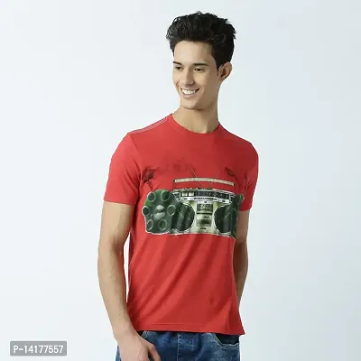 HUETRAP Men's Retro Music Experience Casual T-Shirt-thumb2