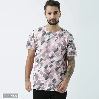 HUETRAP Mens Unleash Your Magic - Round Neck Camouflage Printed T-Shirt-thumb2
