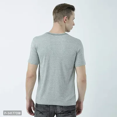 HUETRAP Mens Stay Natural Round Neck Tshirt-thumb3