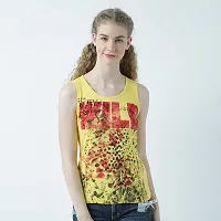 HUETRAP Womens Wild Cat on The Prowl Sleeveless Tank Top-thumb1