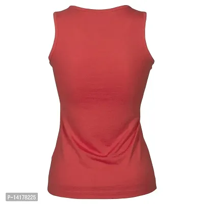 HUETRAP Women's Shocking Pink Tank Top-thumb4