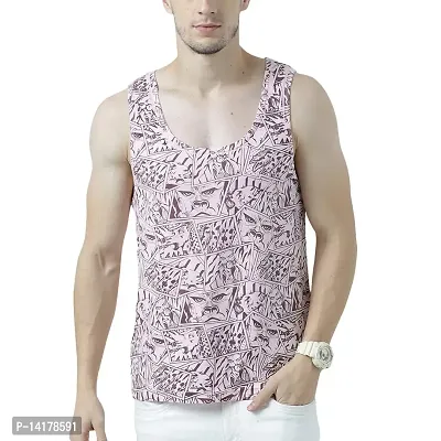 HUETRAP Mens Facets of Life Sleeveless Tees