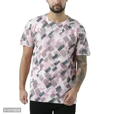 HUETRAP Mens Unleash Your Magic - Round Neck Camouflage Printed T-Shirt