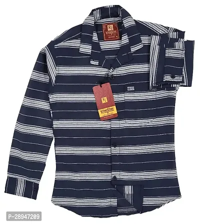 Classic Striped Shirt for Kid Boy-thumb0