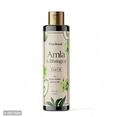 Amla  Bhringraj Hair Oil Promotes Hair Growth  Reduce Hair Fall  -  120ML