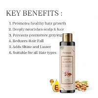 Sweet Almond Hair Oil For Hair Fall Control  Hair Growth - 120ML-thumb3