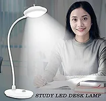 DAYBETTER? Rechargeable LED Table Lamp, Fold able Head, 5 Hrs Run Time on Full Charge, Touch Dimmer, 5-Way Adjustable Brightness with USB Cable for Charging-thumb1