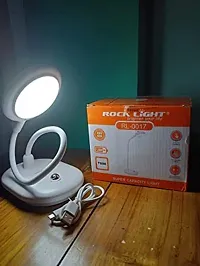 DAYBETTER? Rechargeable LED Table Lamp, Fold able Head, 5 Hrs Run Time on Full Charge, Touch Dimmer, 5-Way Adjustable Brightness with USB Cable for Charging-thumb2