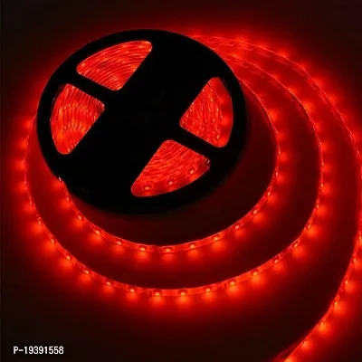 DAYBETTER? 4 Meter 2835 Cove Led Light Non Waterproof Fall Ceiling Light for Diwali,Chritmas Home Decoration with Adaptor/Driver (Red,60 Led/Meter) | VD-E-13