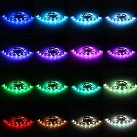 DAYBETTER? 5 Meter Non Waterproof Remote Control Multicolor Light with 16 Color and 5050 SMD Bright 24 Keys IR Remote Controller and Supply for Home Decoration (Multicolor)(60led/Meter) | VD-Q-33-thumb2