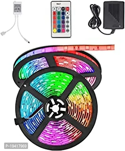 4 Meter Waterproof Multi-Color RGB Led Strip Light with Remote Control Wireless Color Changing Cove Light for Bedroom, Ceiling, Kitchen, Tv Backlight, Multicolor-thumb0