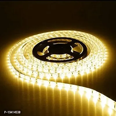 DAYBETTER?4 Meter 2835 Cove Led Light Non Waterproof Fall Ceiling Light for Diwali,Chritmas Home Decoration with Adaptor/Drivers (Warm White,60 Led/Meter) | VD-H-16