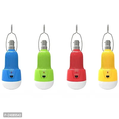 15 Watt Rechargeable Emergency Inverter Led Bulb Light Ac - Dc For Home Upto 4H Smart Bulb Combo-thumb0