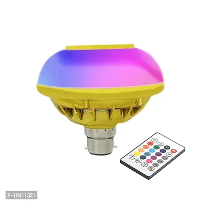 DAYBETTER? Bluetooth Speaker Music Bulb Light With Remote 3 in 1 12W Led Bulb with Bulb B22 + RGB Light Ball Bulb Colorful with Remote Control for Home, Bedroom, Living Room, Decoration(1) | VD-V-15