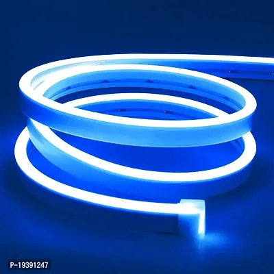 DAYBETTER? Neon Rope Light Silicon DC Light (5 Meter/16.4 Feet) or Indoor and Outdoor Flexible Waterproof Decorative Light with 12v DC Adapter Include- Red | VD-O-5