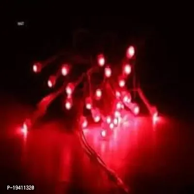 DAYBETTER? 15 Meter 30 LED Decorative Pixel Led String/Rice Light | 36 Feet Single Colour Diwali Still Led Ladi String Light for Home Decor, Christmas, Diwali and Festive Decoration (Red) DA-35-thumb3
