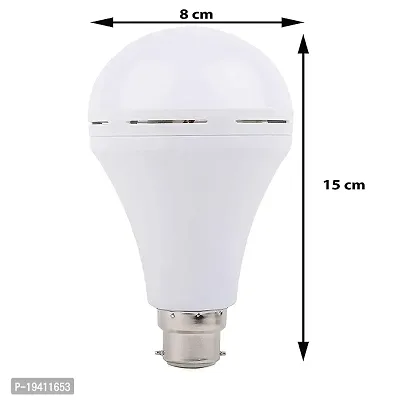 DAYBETTER? 9 Watt Inverter Bulb LED Bulb Light Rechargeable Emergency, AC/DC Bulb Color White, B22 Cap, 1pcs | VD-S-27-thumb3