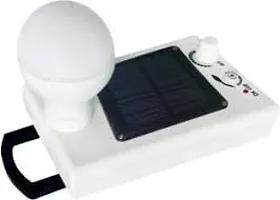 DAYBETTER? Rechargeable with Solar Panel 12 Watt Bright White Light LED Bulb and Electric Charging for Emergency NW=A-thumb2