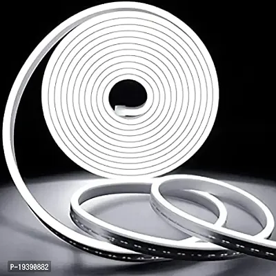 DAYBETTER? Neon Rope Light Silicon DC Light (5 Meter/16.4 Feet) or Indoor and Outdoor Flexible Waterproof Decorative Light with 12v DC Adapter Include- White | VD-S-20