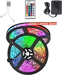 4 Meter Waterproof Multi-Color RGB Led Strip Light with Remote Control Wireless Color Changing Cove Light for Bedroom, Ceiling, Kitchen, Tv Backlight, Multicolor-thumb1