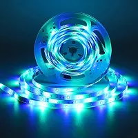 DAYBETTER? 5 Meter Led Strip Lights Waterproof Led Light Strip with Bright RGB Color Changing Light Strip with 24 Keys Ir Remote Controller and Supply for Home (Multicolor)-thumb1