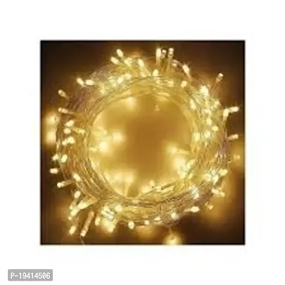 DAYBETTER 15 Meter 30 LED Decorative Pixel Led String/Rice Light | 36 Feet Single Colour Diwali Still Led Ladi String Light for Home Decor, Christmas, Diwali and (Warm White) RS-35-thumb3