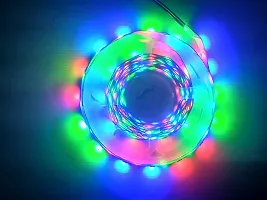 DAYBETTER? 4 Meter 2835 Cove Led Light Non Waterproof Fall Ceiling Light for Diwali,Chritmas Home Decoration with Adaptor/Drivers (Multi,60 Led/Meter) | VD-U-28-thumb1