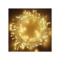 DAYBETTER? 15 Meter 30 LED Decorative Pixel Led String/Rice Light | 36 Feet Single Colour Diwali Still Led Ladi String Light for Home Decor, Christmas, Diwali and (Warm White) DA-35-thumb2