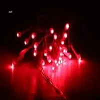 DAYBETTER 15 Meter 30 LED Decorative Pixel Led String/Rice Light | 36 Feet Single Colour Diwali Still Led Ladi String Light for Home Decor, Christmas, Diwali and Festive Decoration (Red) RS-36-thumb3