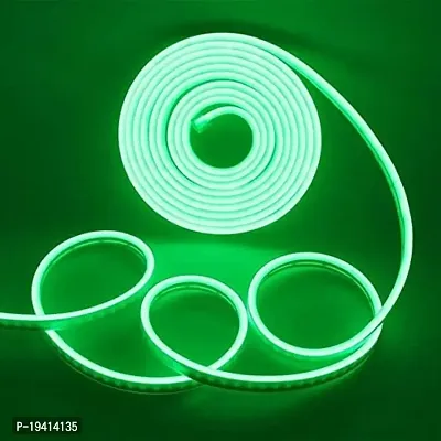 DAYBETTER? Neon Rope Light Silicon DC Light (5 Meter/16.4 Feet) or Indoor and Outdoor Flexible Waterproof Home Decorative Light with 12v DC Adapter Include- Green | VD-W-24