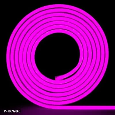 DAYBETTER? Neon Rope Light Silicon DC Light (5 Meter/16.4 Feet) or Indoor and Outdoor Flexible Waterproof Decorative Light with 12v DC Adapter Include- Pink | VD-P-17