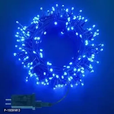 DAYBETTER 15 Meter 30 LED Decorative Pixel Led String/Rice Light | 36 Feet Single Colour Diwali Still Led Ladi String Light for Home Decor, Christmas, Diwali and Festive Decoration (Blue) RS-35-thumb2