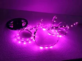 DAYBETTER? 4 Meter 2835 Cove Led Light Non Waterproof Fall Ceiling Light for Diwali,Chritmas Home Decoration with Adaptor/Driver (Pink,60 Led/Meter) | VD-M-22-thumb2
