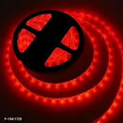 DAYBETTER? 4 Meter 2835 Cove Led Light Non Waterproof Fall Ceiling Light for Diwali,Chritmas Home Decoration with Adaptor/Driver (Red,60 Led/Meter) | VD-X-13